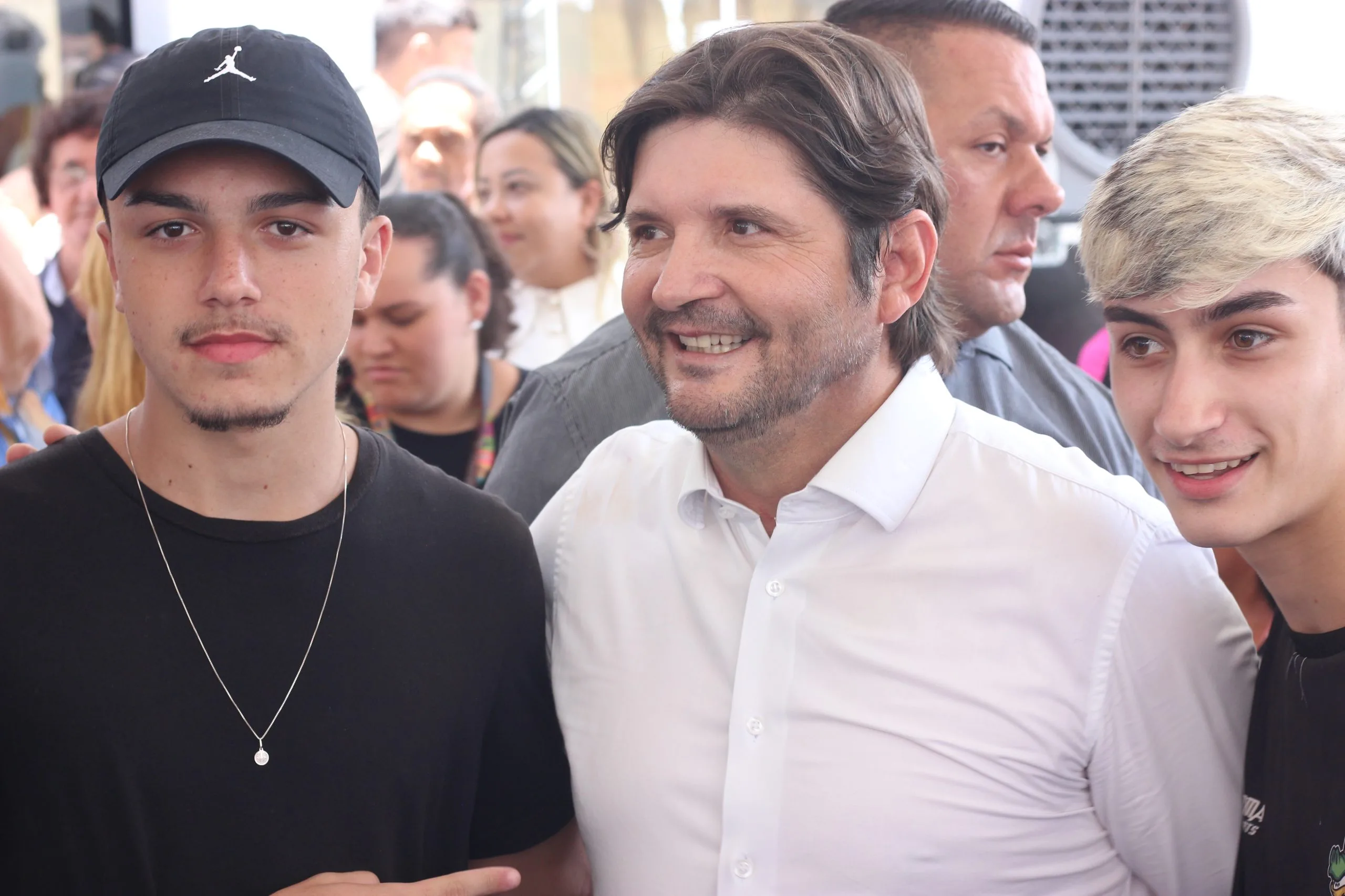 Filho do prefeito Inho Taino, Governador Iterino André do Prado e filho do ex-prefeito Jacaré