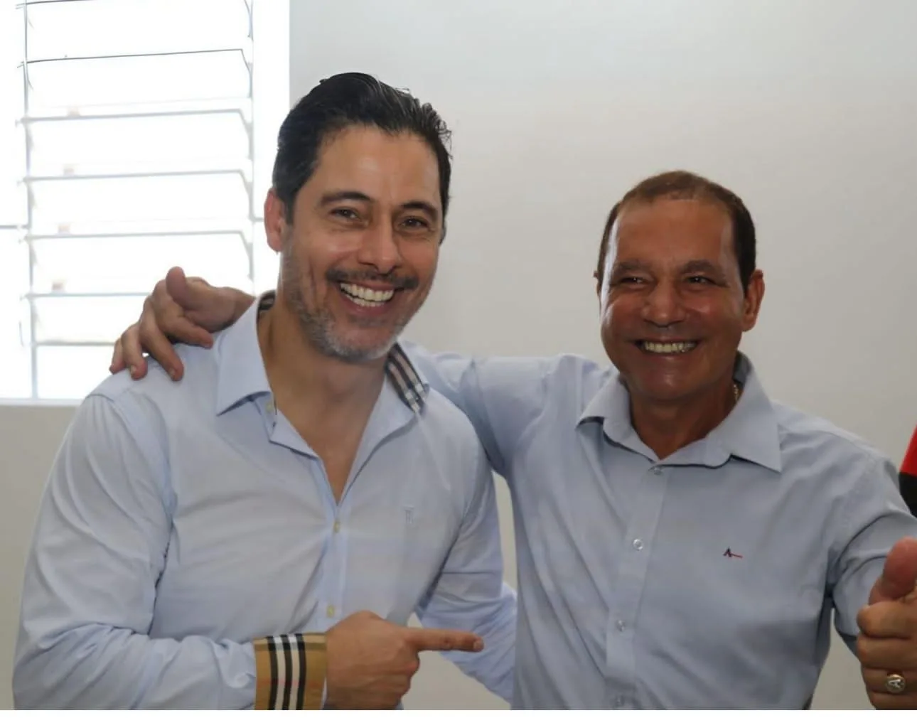 Deputado Federal Marcio Alvino e vereador Tião.