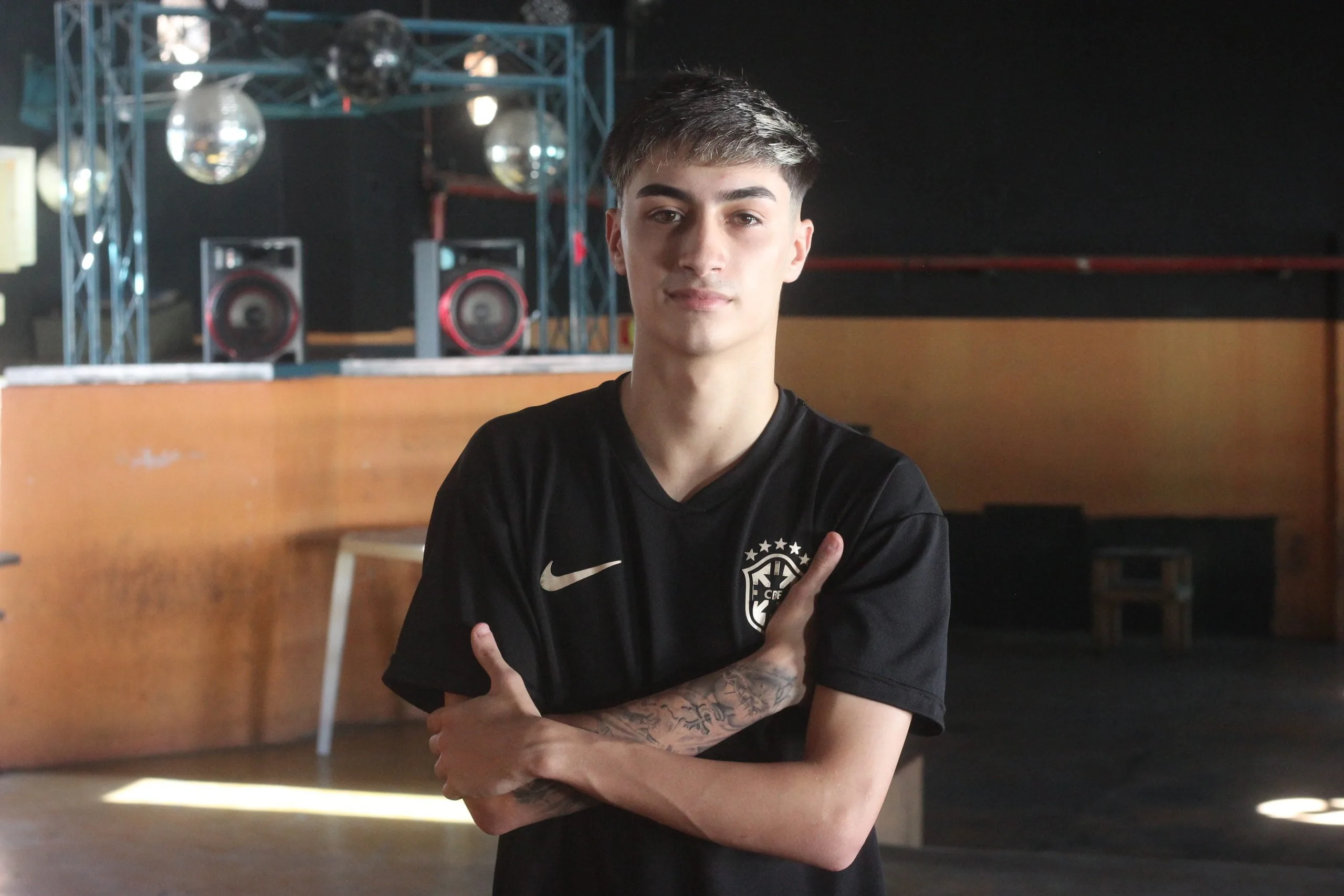 João Jacarézinho no empreendimento local em que administra. Foto: diarioesp.com.br