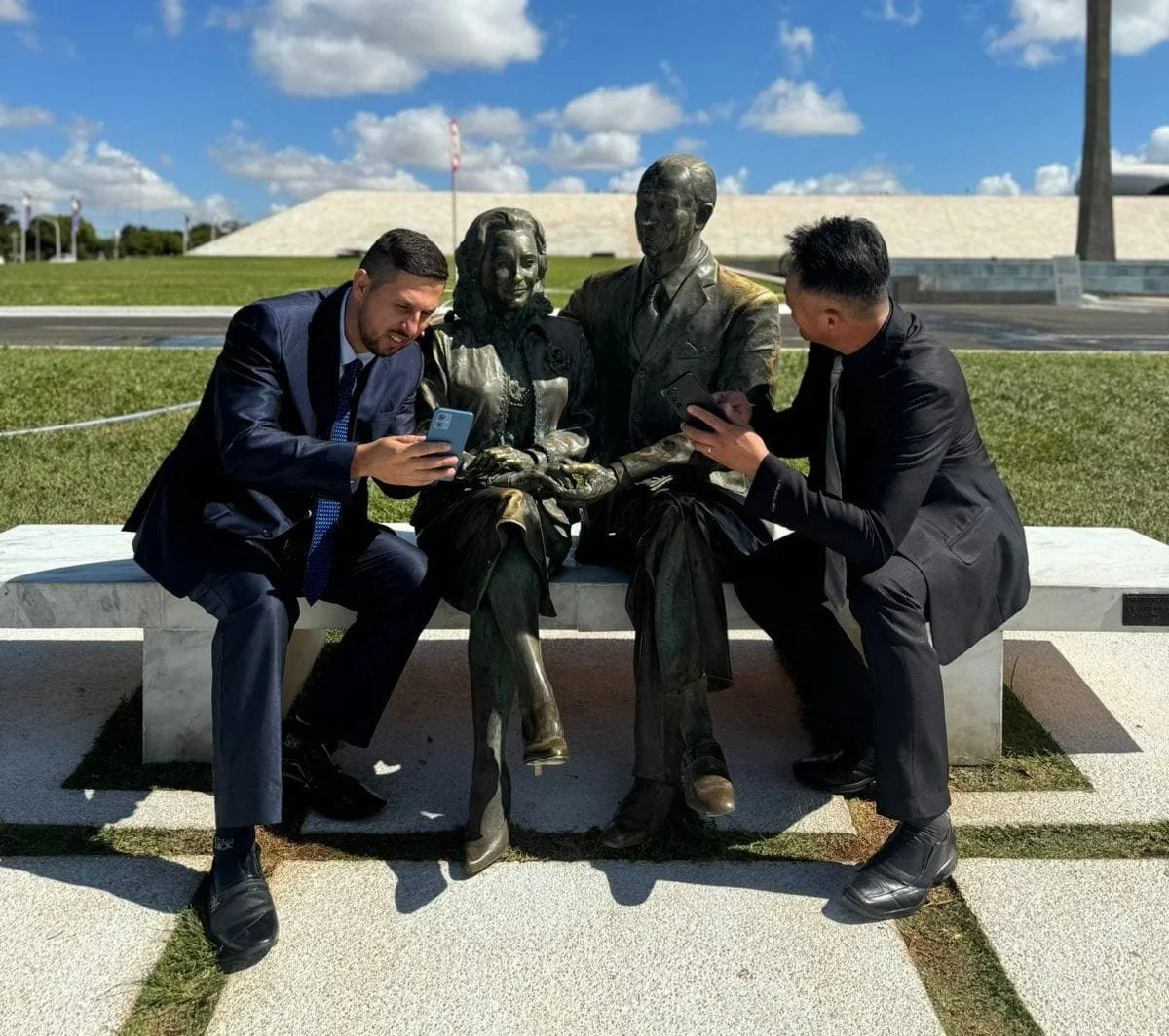 Marquinho Tucaninho e Vereador Toshi Omura. Foto: Rede social