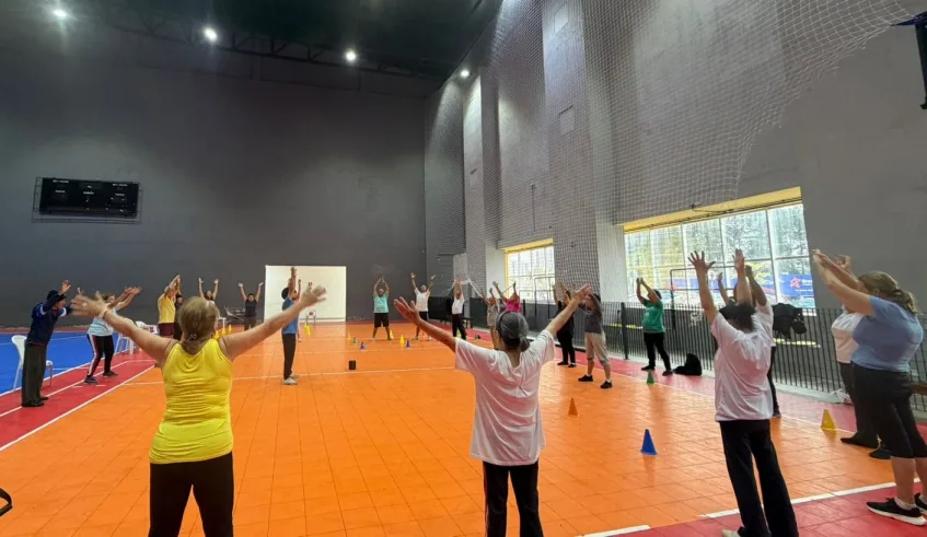 Programa Mogi Longevidade leva atividades físicas e esportivas para os idosos de todas as regiões da cidade, colaborando para melhoria da saúde e qualidade de vida. Foto: Divulgação/PMMC