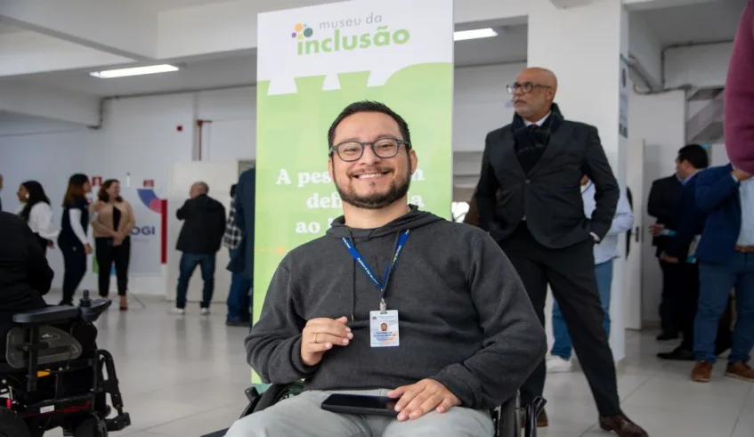 O servidor municipal Raphael de Oliveira Moraes, da Coordenadoria da Pessoa com Deficiência, esteve à frente da parceria com o Governo do Estado