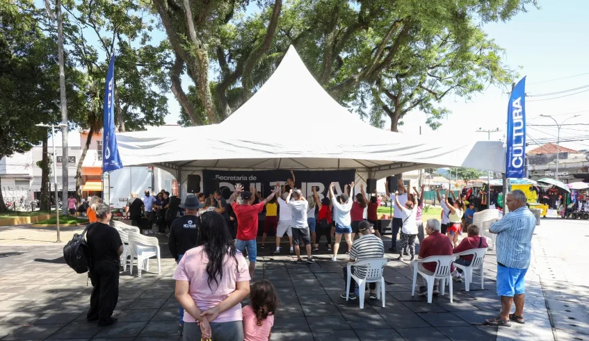 Secretaria de Cultura promove mais uma programação cultural do Mogi Abraça o Centro neste sábado (13/06), na Praça Oswaldo Cruz. Foto: Divulgação/PMMC