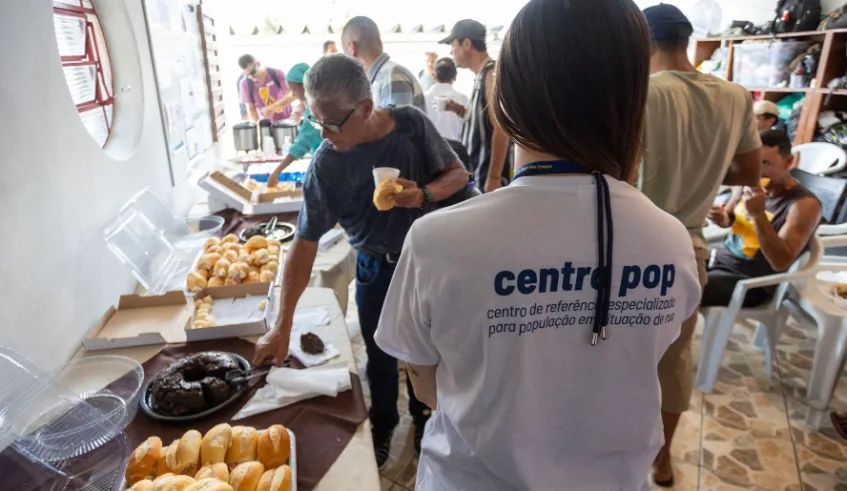 Centro POP completa 15 anos e entra em uma nova fase, com reforma estrutural e retomada de serviços como oficinas socioeducativas e café da manhã. Foto: Divulgação/PMMC