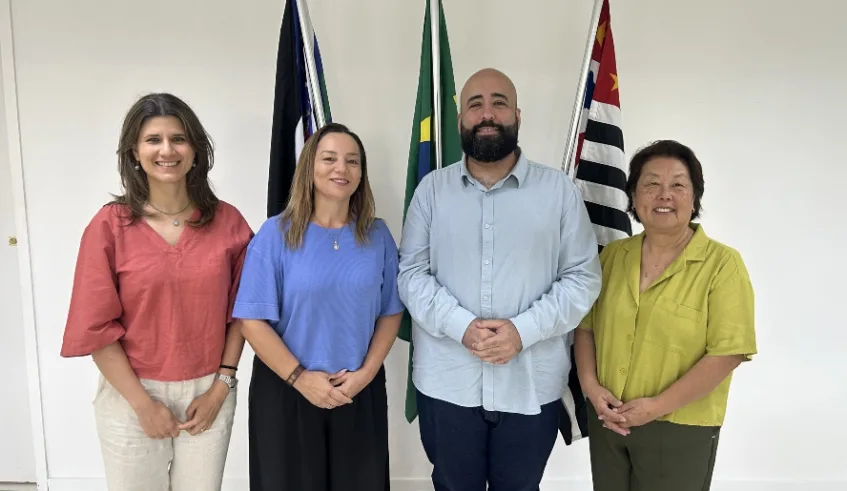 Reunião com a presidência do Fórum Mogiano LGBT+ simbolizou avanço no diálogo para a implantação de um conselho municipal do segmento. Foto: Divulgação/PMMC