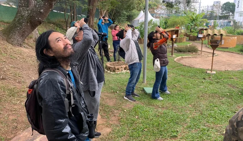 Projeto Voa Passarinho, de observação de Aves, será realizado no próximo dia 9 de junho, no Parque da Cidade, das 9h às 11h. Foto: Divulgação/PMMC