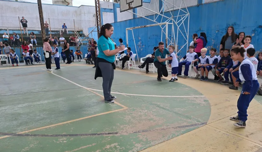 Mais de 200 estudantes de 20 escolas municipais participaram nesta terça e quarta-feira (28 e 29/04) da modalidade Atletismo PCD na Emesp. Foto: Divulgação/PMMC