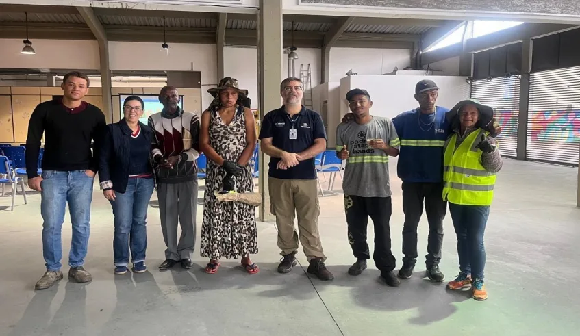 Catadoras e catadores foram convidados e prestigiaram a apresentação do projeto, que vai promover acolhimento e cadastramento destes profissionais. Foto: Divulgação/PMMC