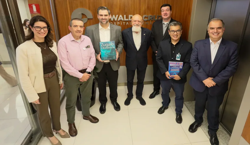 Reunião aconteceu na sede do Hospital Alemão Oswaldo Cruz, em São Paulo. Foto: Divulgação/PMMC