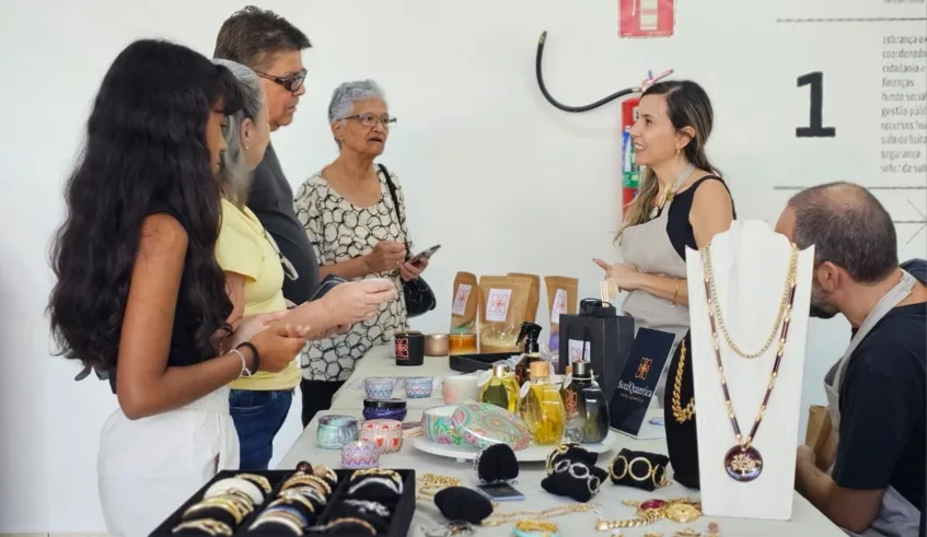 Bazar das Mães fica disponível no hall da Prefeitura de Mogi das Cruzes até quinta-feira (7). Foto: Divulgação/PMMC