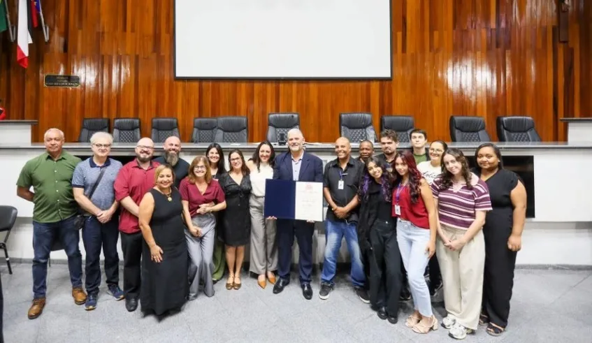 Renato Abdo mencionou, em seu discurso, atuação e trabalho conjunto dos servidores que atuam na Secretaria de Agricultura e Segurança Alimentar
