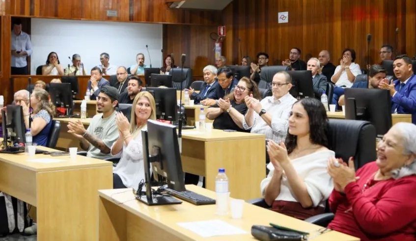 Presença de familires e amigos emocionaram Renato Abdo. “Sem vocês, não estaria aqui hoje”.