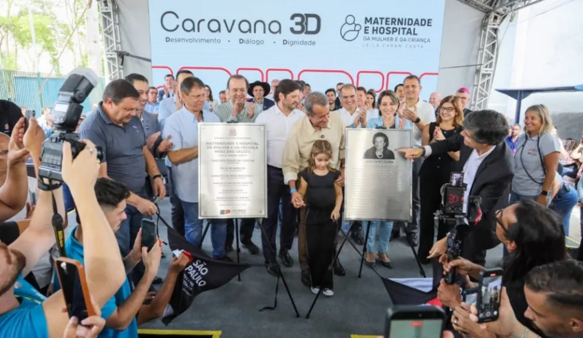 Maternidade e Hospital da Mulher e da Criança Leila Caran Costa foi inaugurada no último sábado (09/05), em Braz Cubas. Foto: Divulgação - PMMC