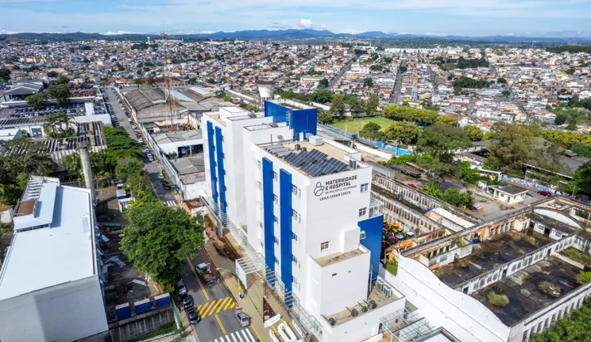 Maternidade e Hospital da Mulher e da Criança Leila Caran Costa foi inaugurada no dia 9 de maio e é a unidade de saúde mais moderna da região. Foto: Divulgação/PMMC