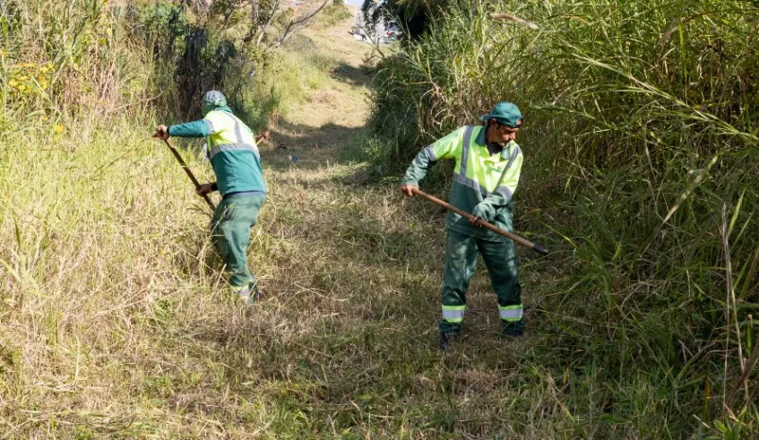 Botujuru recebe serviços de zeladoria até o final do mês. Foto: Divulgação - PMMC