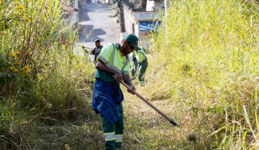 Botujuru recebe serviços de zeladoria até o final do mês. Foto: Divulgação - PMMC
