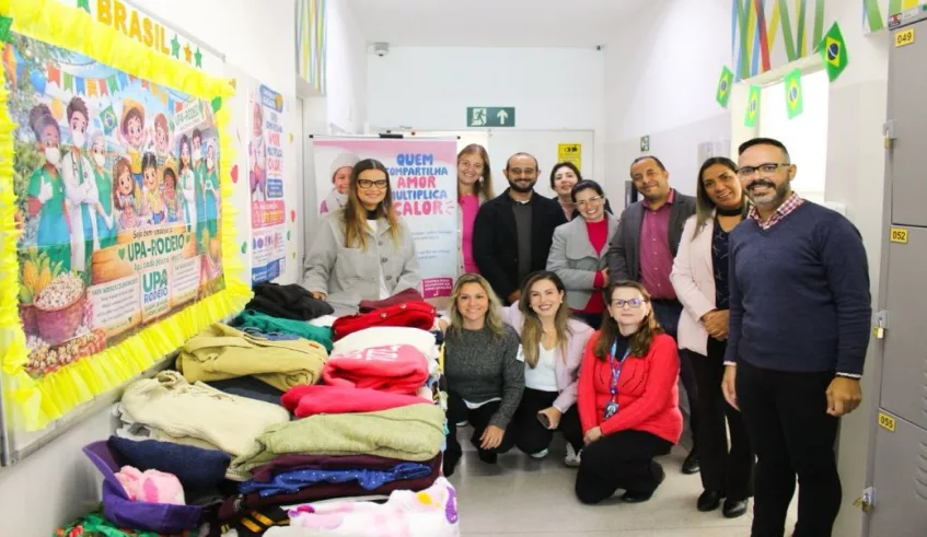 Maira Cusatis recebeu novas doações de roupas e cobertores nesta quarta-feira