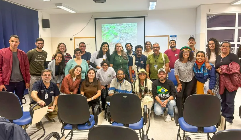 Atividade foi parceria da autarquia com Secretaria do Clima e Meio Ambiente, Universidade de Mogi das Cruzes e Instituto Itaquareia. Foto: Divulgação/Semae
