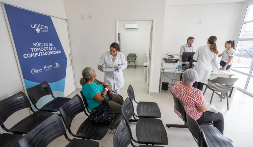 Faltas em unidades, como a Unica de Jundiapeba, passam de 30%, o que compromete o andamento das agendas de pacientes. Foto: Divulgação/PMMC