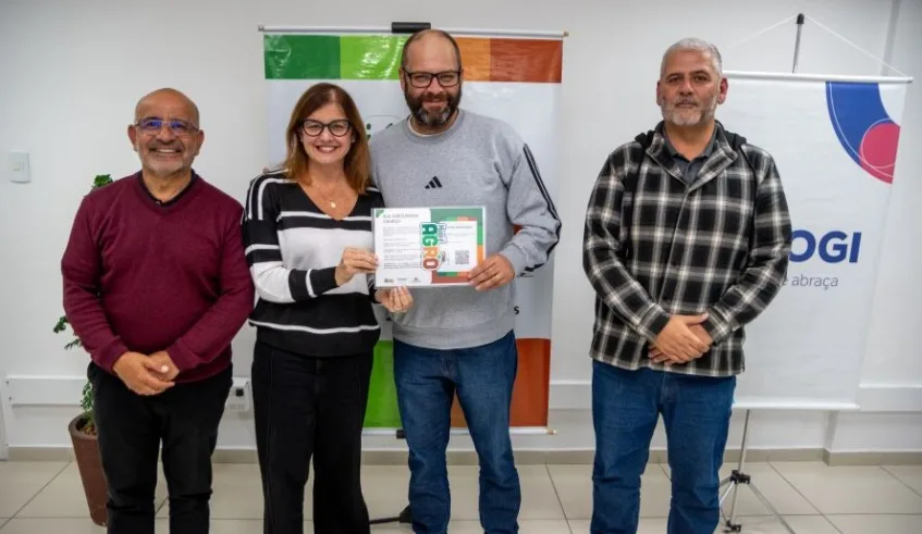 Entre os novos permissionários do Mercado Municipal está o empresário Marcelo Adriano Neves, (ao centro), que atuará no ramo de comida mexicana. Foto: Divulgação - PMMC