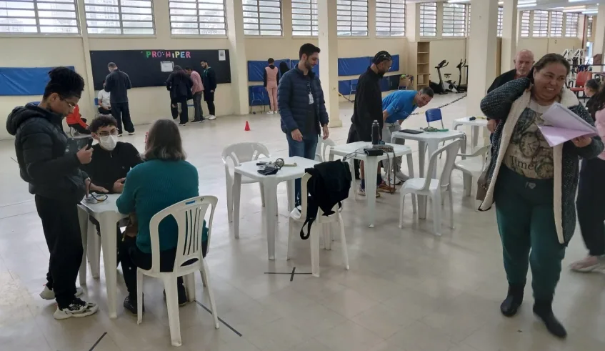 A avaliação física é uma etapa fundamental do programa Mogi Longevidade, já que são identificadas as condições físicas de cada participante. Foto: Divulgação/PMMC