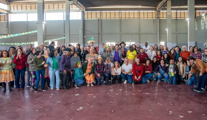 Prefeita Mara Bertaiolli destacou a importância da prática de atividades físicas pelos idosos para a melhoria da saúde, qualidade de vida e socialização. Foto: Divulgação/PMMC