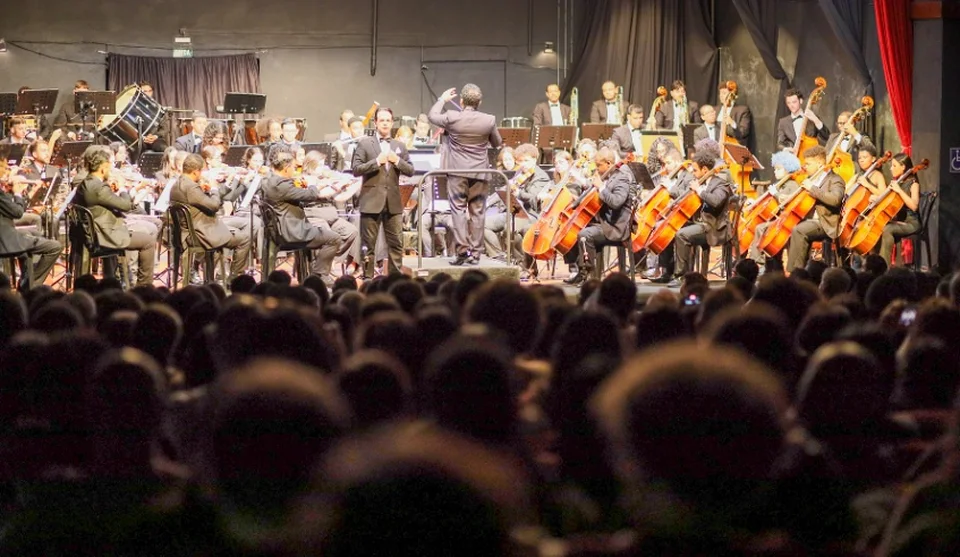 Orquestra Sinfônica Jovem de Mogi das Cruzes abriu a programação do Festival de Inverno 2026. Foto: Divulgação - PMMC