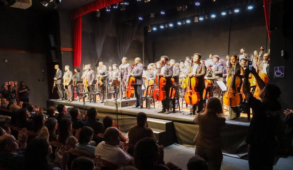 Orquestra Sinfônica Jovem de Mogi das Cruzes abriu a programação do Festival de Inverno 2026. Foto: Divulgação - PMMC