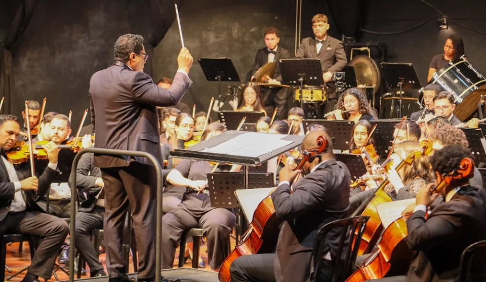 Orquestra Sinfônica Jovem de Mogi das Cruzes abriu a programação do Festival de Inverno 2026. Foto: Divulgação - PMMC