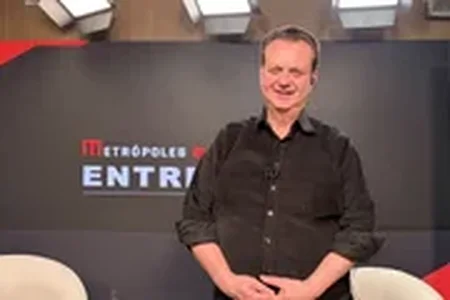 O presidente do PSD e pré-candidato a vice na chapa de Ronaldo Caiado à Presidência, Gilberto Kassab, em entrevista ao Metrópoles
