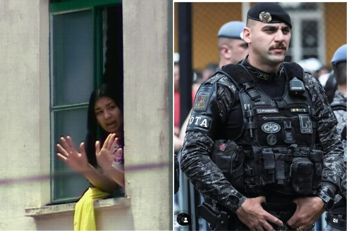 Eloá Pimentel (à esquerda) foi morta em 2008 pelo ex-namorado Lindemberg Alves. O irmão da jovem, o tenente Ronickson Pimentel (à direita) ingressou na Polícia Militar em 2009, um ano depois do caso que chocou o país.