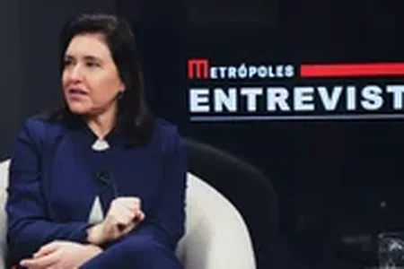 A pré-candidata ao Senado por São Paulo Simone Tebet (PSB).