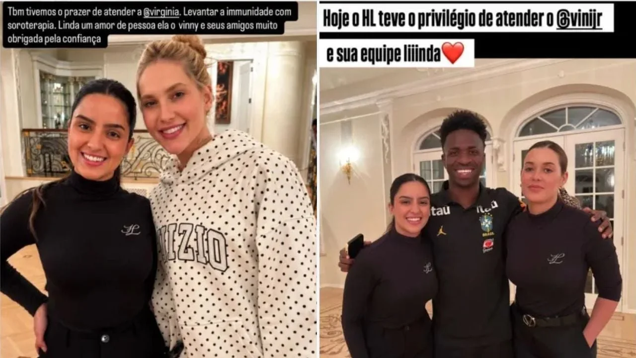 Após Eliminação Na Copa, Virginia E Vini Jr. Vão Juntos A Uma Clínica Nos Eua