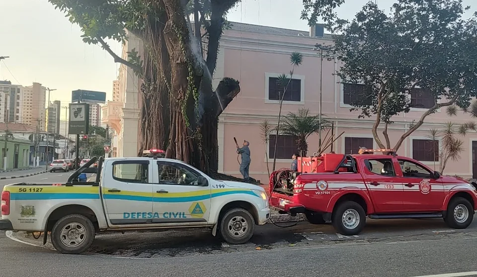 Novos princípios de incêndio foram registrados na terça-feira (07/07) e nesta quarta-feira (08/07), exigindo novas intervenções do Corpo de Bombeiros. Foto: Divulgação/PMMC