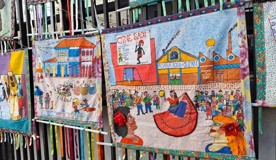 A mostra reunirá obras dos artistas mogianos Linda Fuga, Enzo Ferrara e Marcelo Ferreira, em frente ao Centro Cultural de Mogi das Cruzes. Foto: Divulgação/PMMC