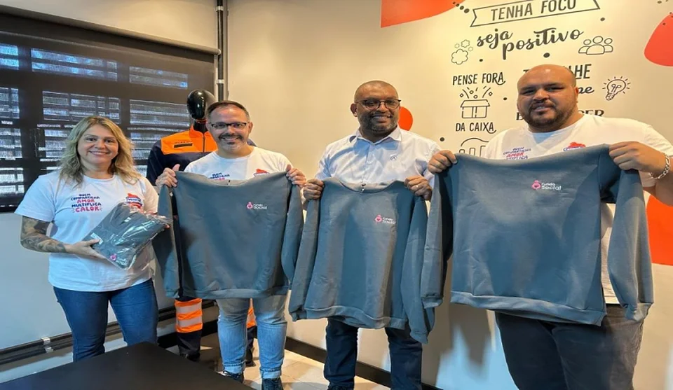 Agasalhos foram confeccionados com exclusividade para o Fundo Social