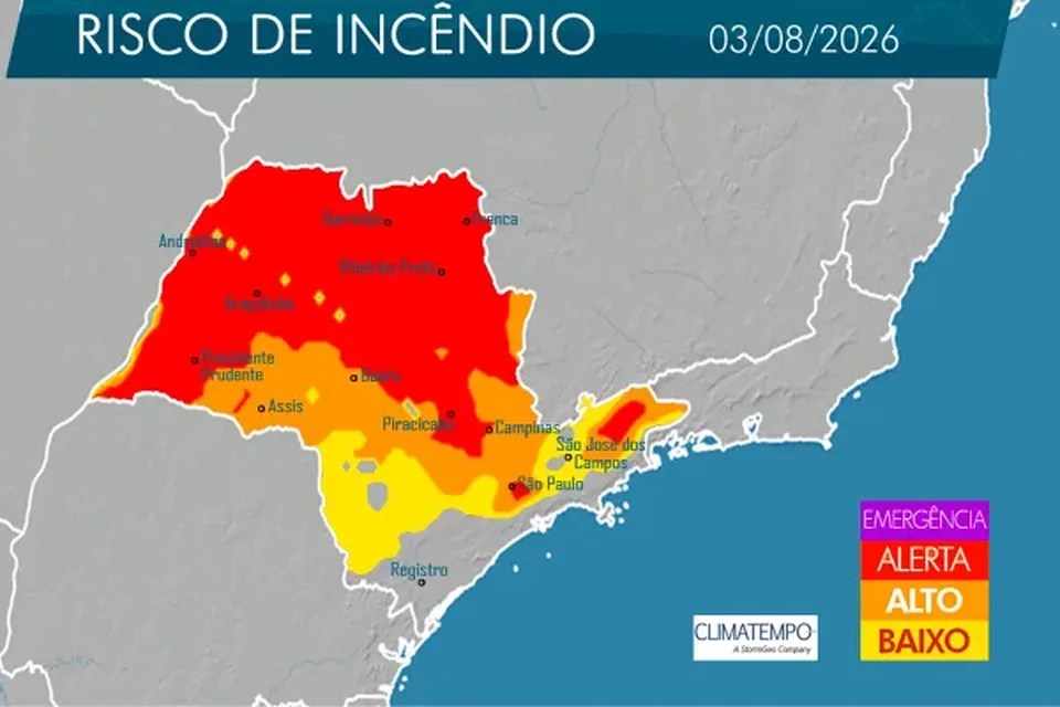 Tempo seco: 5 regiões de SP podem atingir nível de emergência - destaque galeria