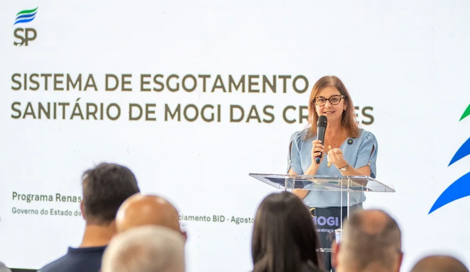 &ldquo;Este é um momento histórico para Mogi das Cruzes. A universalização da coleta e tratamento de esgoto é uma meta da nossa gestão", destacou Mara Bertaiolli. Foto: Divulgação/PMMC