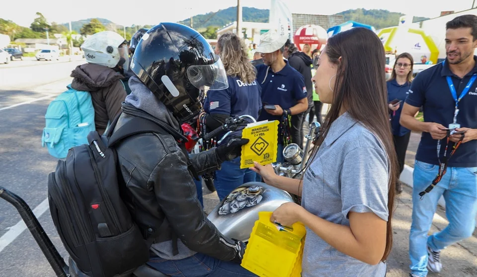 Motociclistas terão uma ação especial voltada à segurança viária na programação da Semana Nacional do Trânsito, que será realizada em Mogi das Cruzes. Foto: Divulgação/PMMC