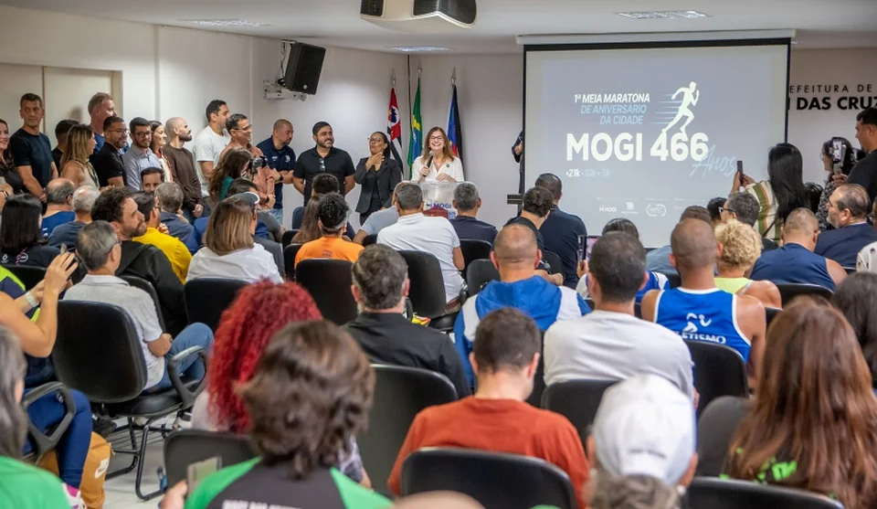 Prefeita Mara Bertaiolli destacou que meia maratona será grande evento para fomentar esporte de ponta em Mogi das Cruzes. Foto: Divulgação/PMMC
