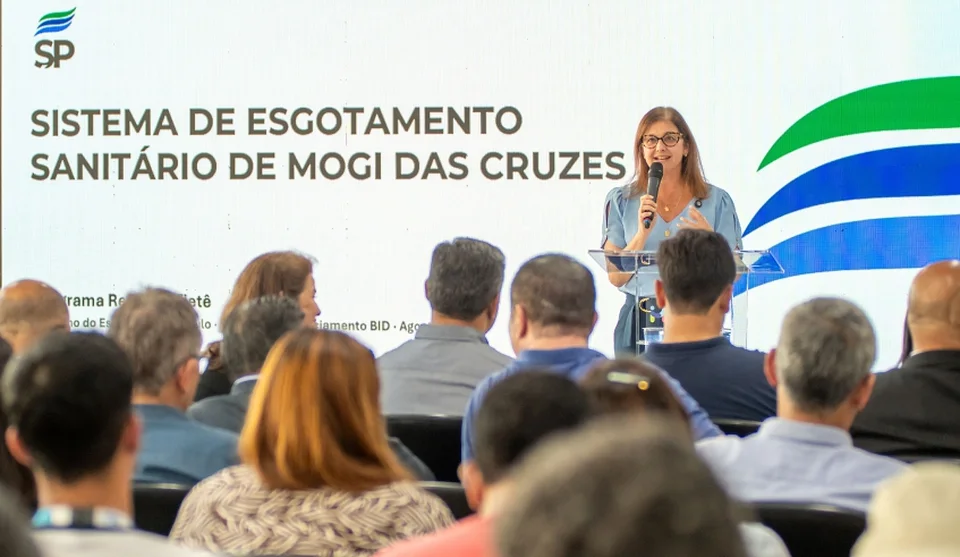 &ldquo;Este é um momento histórico para Mogi das Cruzes. A universalização da coleta e tratamento de esgoto é uma meta da nossa gestão", destacou Mara Bertaiolli. Foto: Divulgação/PMMC