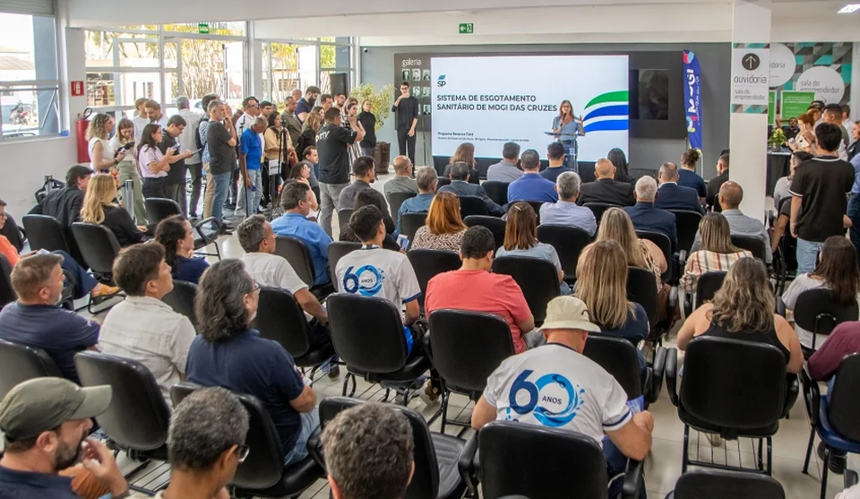 &ldquo;Este é um momento histórico para Mogi das Cruzes. A universalização da coleta e tratamento de esgoto é uma meta da nossa gestão", destacou Mara Bertaiolli. Foto: Divulgação/PMMC