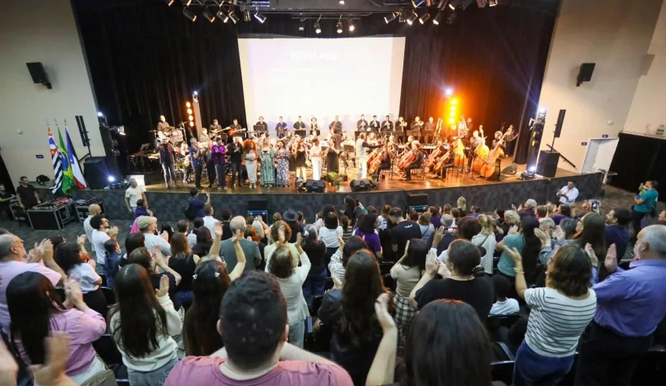 A música e os talentos de Mogi das Cruzes foram protagonistas de uma noite especial em celebração aos 466 anos da cidade. Foto: Divulgação/PMMC