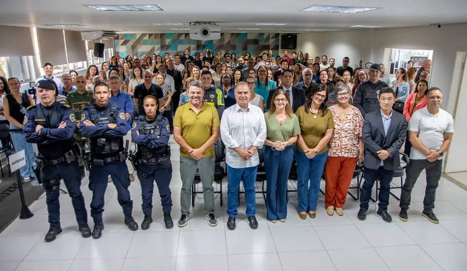 O evento reforçou a integração entre a Administração Municipal e as forças de segurança da cidade. Foto: Divulgação/PMMC