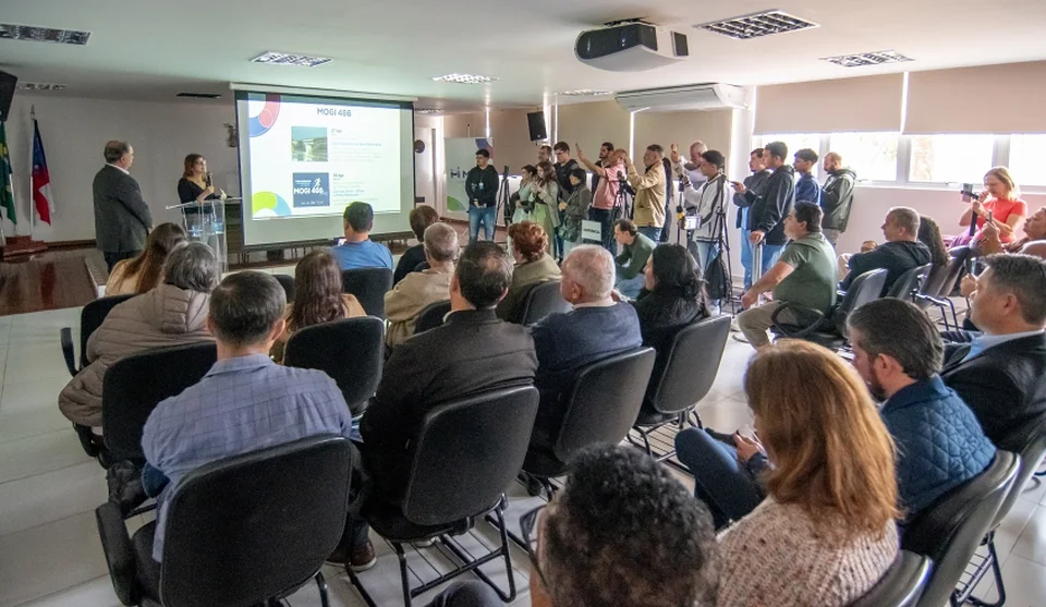 Apresentação da programação de aniversário de 466 anos de Mogi das Cruzes contou com a presença dos secretários municipais e da imprensa. Foto: Divulgação/PMMC